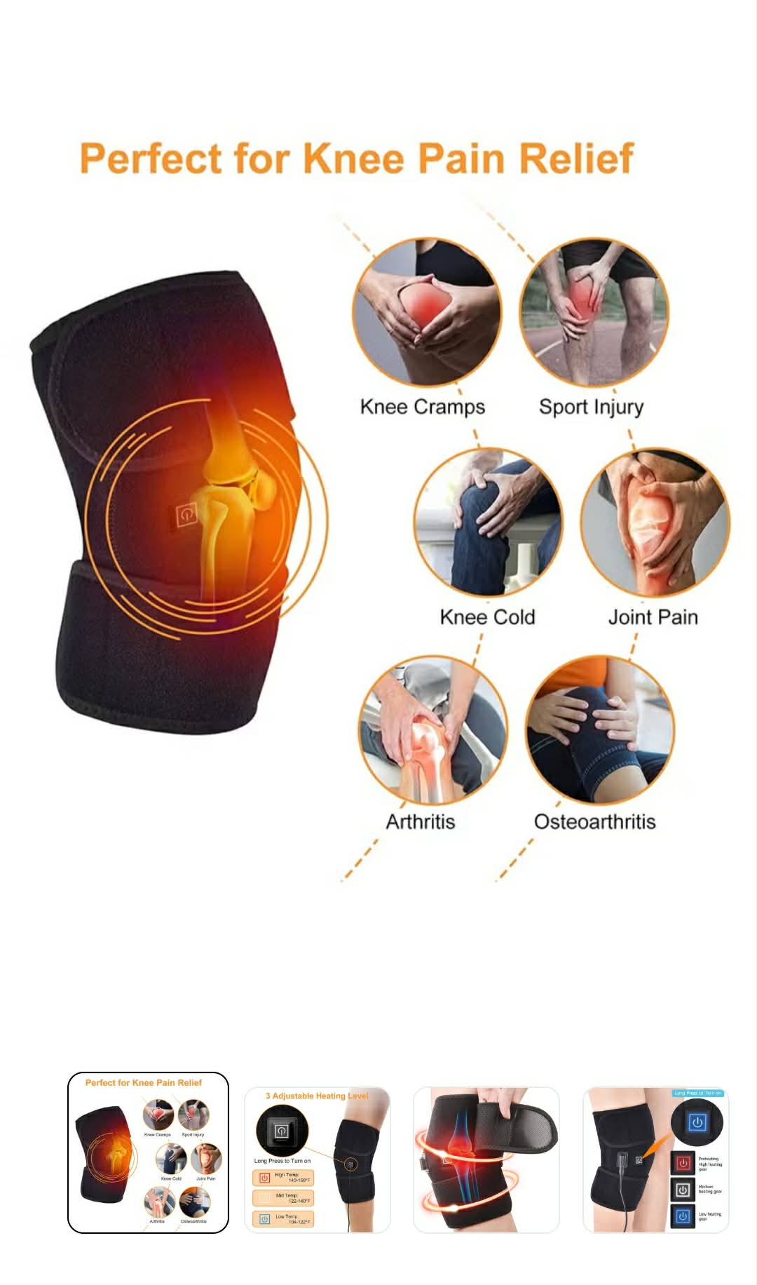وسادة تدفئة للركبة (Knee Heating Pad)